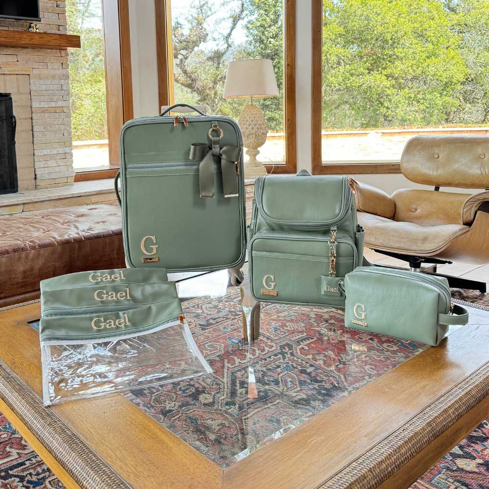 KIT Baby 4 Personalizado | Verde Oliva