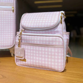 Kit Baby 7 Items Personalizado Linho | Rosa