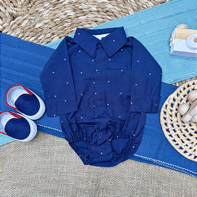 Kit 2 Body Camisa de Tecido Manga Longa