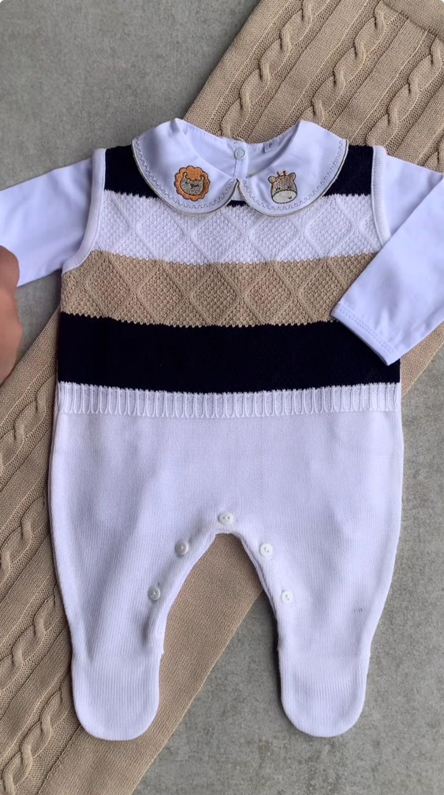 Kit Saída Maternidade Personalizável Completo Fazendeiro | Personalize Com o Nome do Seu Príncipe