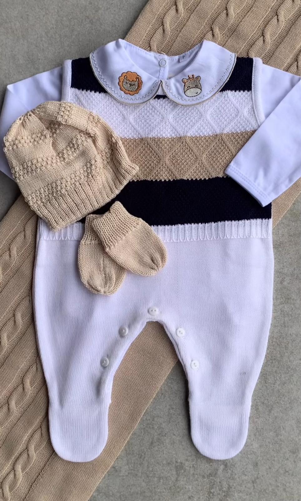 Kit Saída Maternidade Personalizável Completo Fazendeiro | Personalize Com o Nome do Seu Príncipe