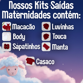 Kit Saída Maternidade Diana - Personalize Com o Nome da Sua Princesa