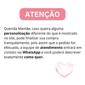 Saída Maternidade Trama e Laços 3 Peças Rosê