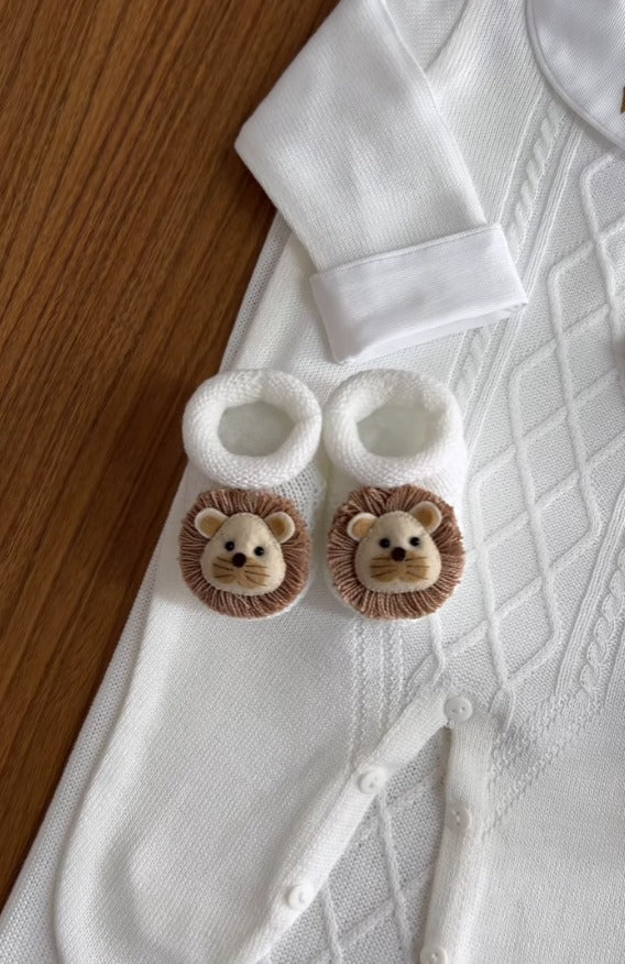 Kit Saída Maternidade Personalizável Completo Branco | Personalize Com o Nome do Seu Príncipe