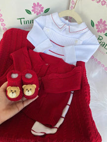 PROMOÇÃO Kit Saída Maternidade Personalizável Completa - Veste Até 4 Meses (Menino)