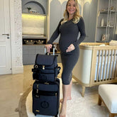 Kit Baby 4 Personalizado | Linho Preto